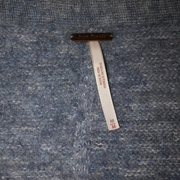 Free People Powder Blue Knit Sweater - Picture 3 of 3